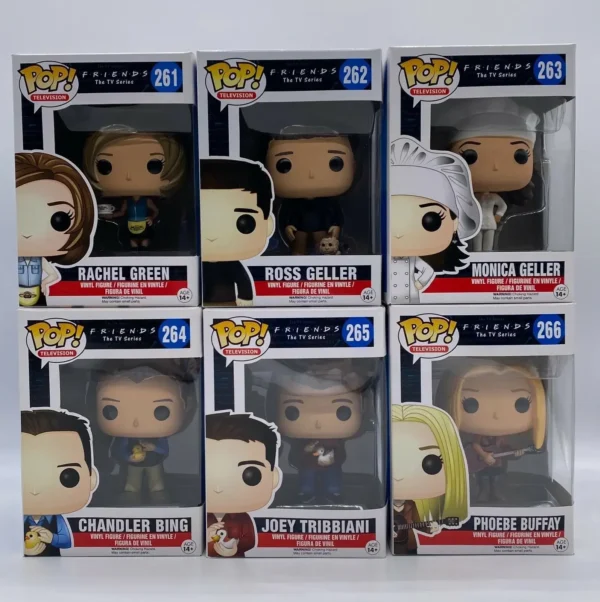 FUNKO pop Friends RACHEL GREEN #261 ROSS GELLER #262 Action Toy Figures Collection Model Vinyl Toys for Children Birthday Gift - Image 2