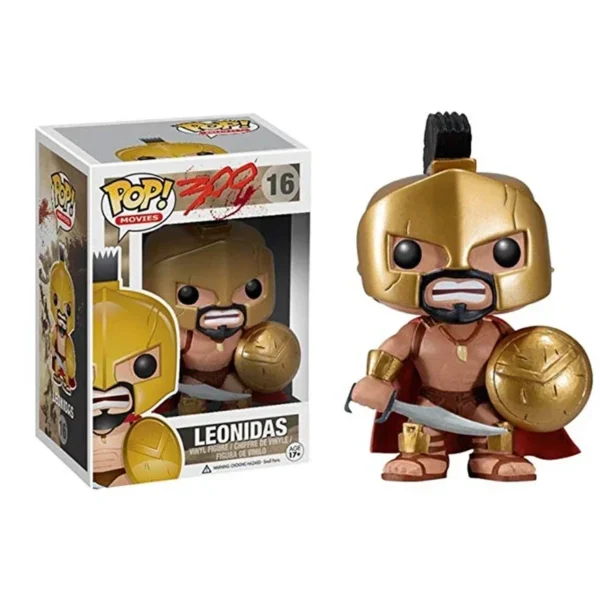 FUNKO POP Movies Leonidas #16 300 The Movie Sparta Vinyl Figure Collectible Model Toys for Children Christmas Gift