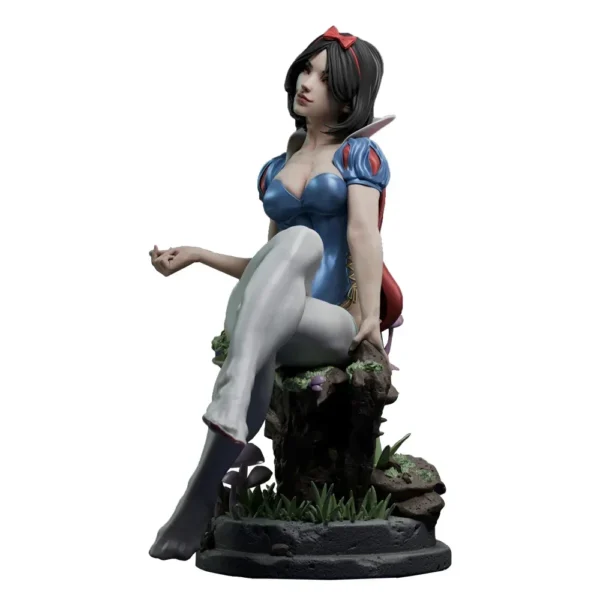 Princess Anime Resin Figure Miniature 1:12 Resin Model Kit Unpainted Plastic Model Kit A2073 - Image 3