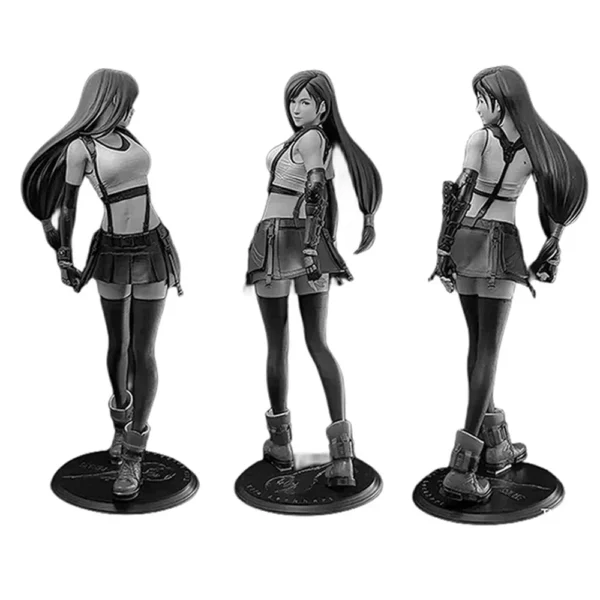 Tifa Anime Figure Miniature Statue 1:24 Resin Model Kit, Unpainted Plastic, A433 - Image 3