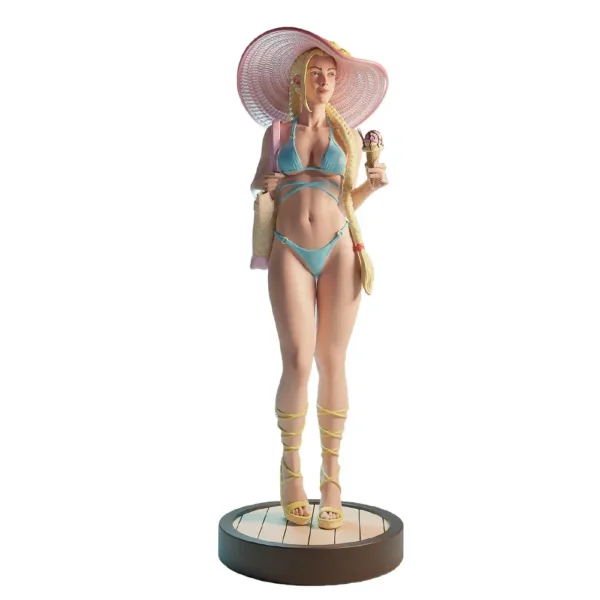Cammy White Figure 1:24 Miniature Resin Model Kit Unpainted Plastic Model Kit A743 - Image 2