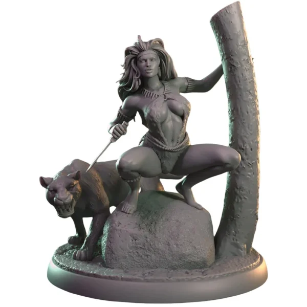 Anime Shanna O'Hara Figure 1:24 Miniature Resin Model Kit Unpainted Plastic Model Kit A693 - Image 3