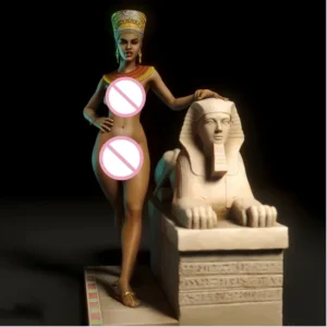 Nefertiti 75mm Resin Model Kit 1/24 miniatureScale Figure Model Kit Unpainted Kits Plastic Model Kit A236