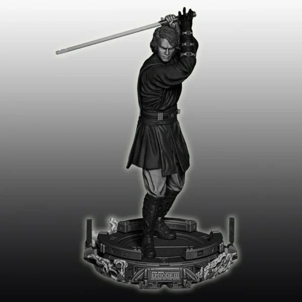 Anime Anakin Figure 1:16 Miniature Resin Model Kit Unpainted Plastic Model Kit A688