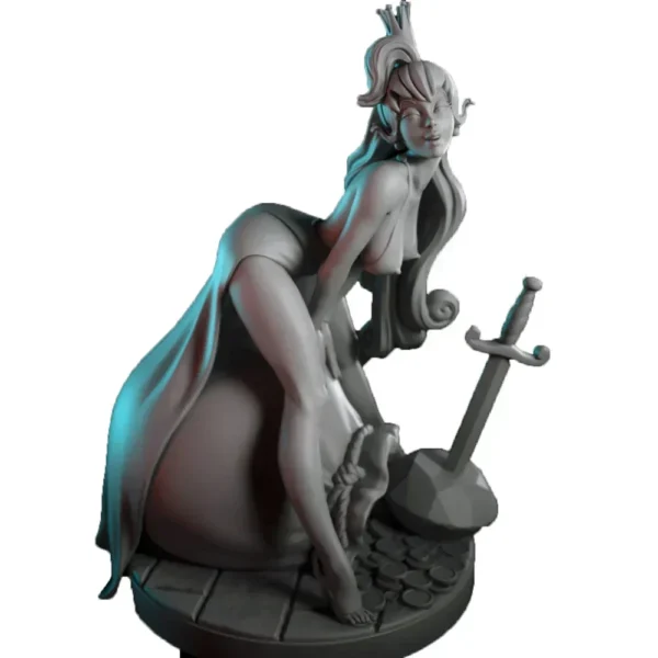 Princess Daphne 1:24 Miniature Resin Plastic Model Kit Unpainted Resin Model Kit A155 - Image 3