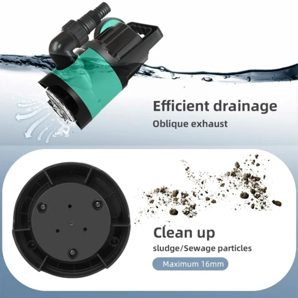 400W Submersible Water Pump 7500L/H Utility Thermoplastic Electric Portable Transfer Pool Pond Draining Sump Pump by PROSTORMER - Image 5