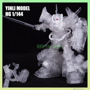 YINLI MODEL HG 1/144 Gouf Flight Tpye Clear Color Assembly Model Kit Action Figures Robot Plastic Model Customized Toys Gifts