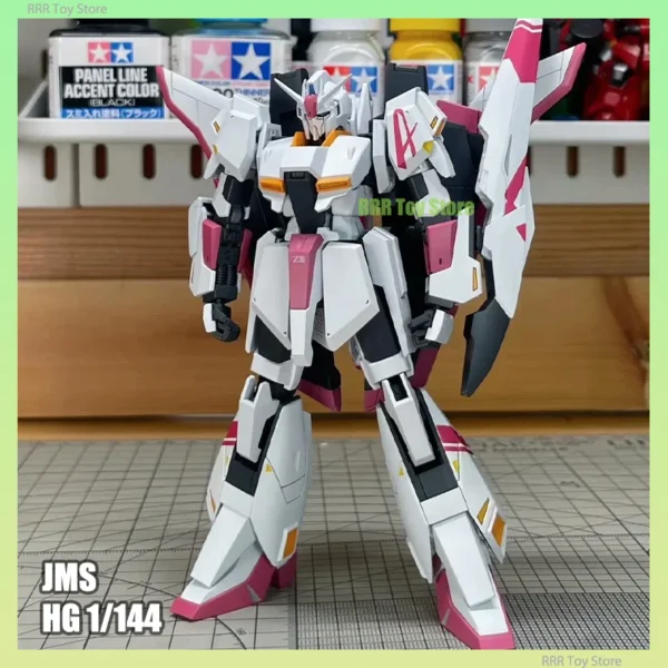 JMS Model HG 1/144 Assembly Model Kit MSZ-006 Zeta 3 Z3 Collection Action Figures Robot Plastic Model Hobby Statue Doll Toy Gift