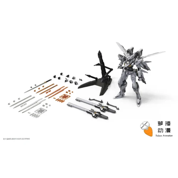 Robox Animation MG 1/100 BAILU Air Combat Custom Model Kit TEST-70 Armored Colossus Assembly Action Figures Robot Plastic Toys - Image 2
