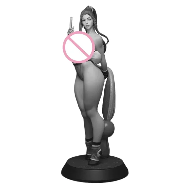 Mai Shiranui Miniature Figure 1:24 Resin Model Kit Unpainted Plastic Model Kit Anime Figure A582 - Image 2