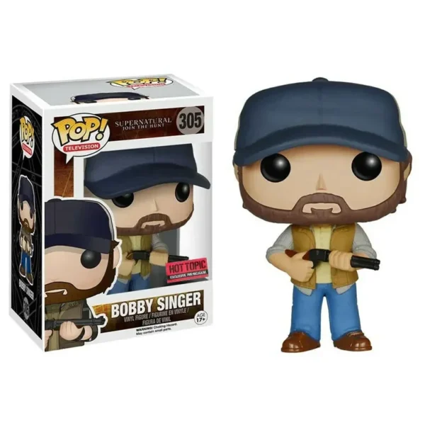 Funko POP Supernatural Bobby Singer 305 Bloody Sam 93 Dean 94 Castiel 95 Crowley 200 VINYL Figure Exclusive Limited Model Toys - Image 4