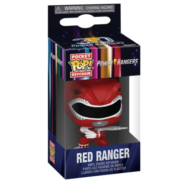 Funko Pop POWER RANGERS Pocket Pop Keychain New Arrival Pink Rangers Red Blue Yellow Ranger Vinyl Figure Collection Model Toys - Image 4