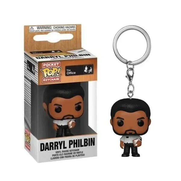 FUNKO POP The Office Keychain Christmas Michael Scott Walmart SCHRUTE Darryl Kevin Vinyl Figure Keychain Pendants Keyring Toys - Image 4