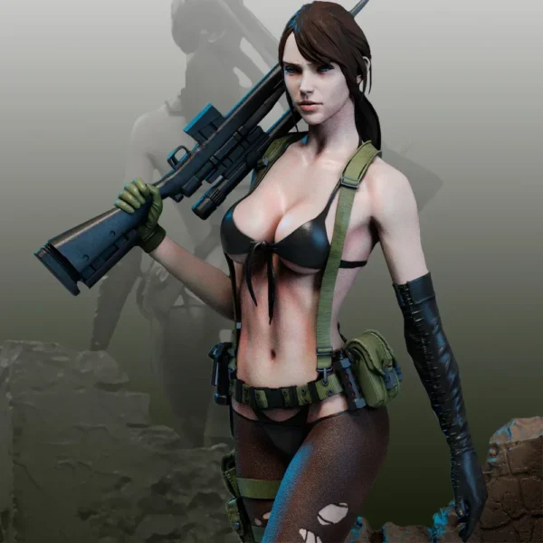 Quiet 1:24 Miniature Resin Plastic Model Kit Unpainted Resin Model Kit Toy A117