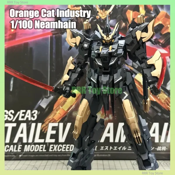 Orange Cat Industry MG 1/100 Assembly Model Kit Neamhain In Stock Action Figures Robot Plastic Model Kits Toy Customized Hobby